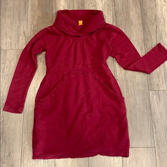 Lucy Sweaters - Lucy Long Pink Sweatshirt with Cowl Neck